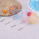 2019 New Pet Supplies Hay Manger Food Ball Edelstahlbeschichtung Gras Rack Ball für Kaninchen Meerschweinchen Pet Hamster Supplies