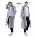 Erwachsene Männer Frauen Lange Dicke Regenbekleidung Universal Regenmantel Wasserdichter Poncho Wandertour Regenmantel Mit Kapuze Kostenloser Versand