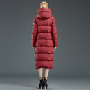 90% Weiße Ente Daunenjacke 2021 Frauen Winterjacke Langer Dicker Mantel Für Frauen Mit Kapuze Daunenparka Warme Weibliche Kleidung Wasserdicht