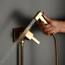 Smesiteli WC Messing Bidet Spray Dusche Bidet Set Kupfer Ventil Badezimmer Bidet Dusche Sprayer Wandmontage Mischbatterie