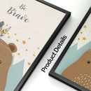 Bär Kaninchen Fuchs Hirsch Kinderzimmer Wandkunst Leinwand Malerei Cartoon Nordic Poster und Drucke Wandbilder Mädchen Jungen Kinderzimmer Dekor