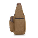 Männer Leinwand Umhängetasche Multifunktions Lässige Reise Umhängetaschen Vintage Solide Reißverschluss Männer Messenger Handtaschen mit Griff oben