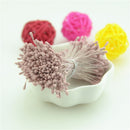 400 Uds 1,5mm cabezas Mini flor estambre pistilo boda decoración Scrapbooking DIY tarjetas artificiales pasteles flores Accesorios