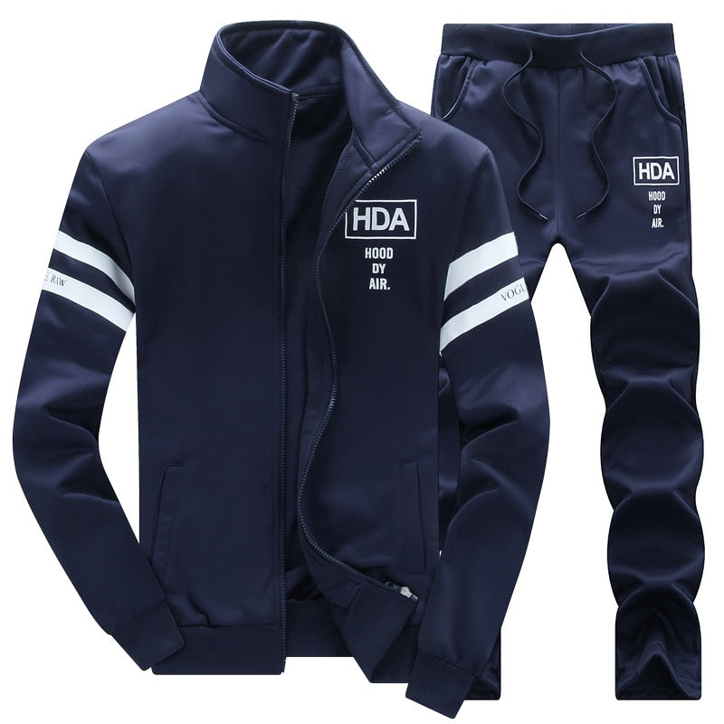 BOLUBAO Neue Herbst Männer Set Qualität Fleece Sweatshirt + Hosen Sporting Trainingsanzüge Herren Survêtement Sportswear Männlicher Trainingsanzug