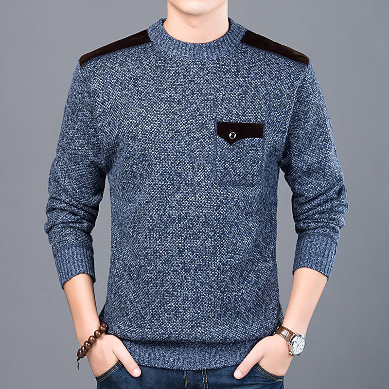 2022 New Fashion Brand Sweater For Mens Pullovers Slim Fit  Jumpers Knitwear O-Neck Autumn Korean Style Casual Clothing Male