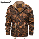 Mountainskin Herren Lederjacken Winter Fleece Dicke Herren Kapuzen PU Mäntel Herrenmode Motorrad Outwear Markenkleidung SA724