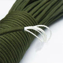 31 m Paracord 550 Fallschirmschnur 100 Fuß 4 mm Paracord-Seilbündel Lanyard-Seil Paracord Black Camping Equipment Survival Kit
