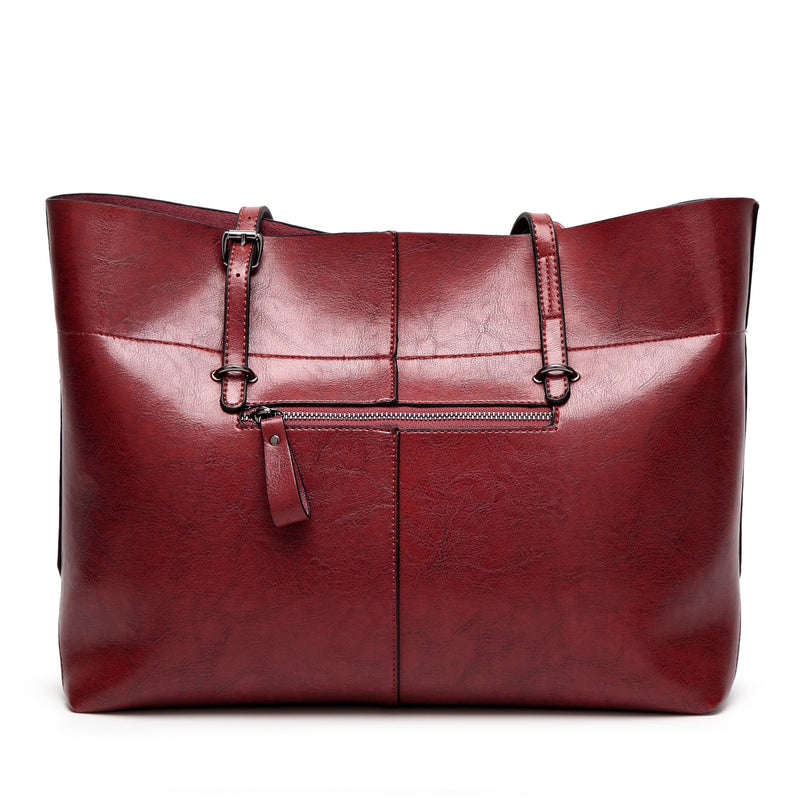 Bolsos de mensajero para mujer 2021, bolsos de mano informales de gran tamaño, bolso de mano de cuero sólido, bolso de hombro de marca famosa, bolso femenino