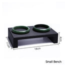 Schwarzes PU-Leder Schmuck Ring Ohrringe Ständer Halter Set Schmuck Anhänger Halskette Kette Halsreifen Display Büste Armreif Organzier