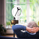 LED Ringlicht 16/20/26cm 5600K dimmbare Selfie Ringlampe mit Stativ Telefonhalter USB Stecker Fotostudio Fotografie Beleuchtung