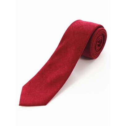 JEMYGINS Original High Quality Cotton 2.4&#39;&#39; Skinny Plaid Solid Cashmere Tie Wool Men Neck Tie For Youth Working Meeting