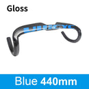 Manillar de bicicleta de carretera ULLICYC mate/brillante manillar de carbono completo cable interno manillar de bicicleta de carbono 31,8*400/420/440mm WB240