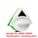 Magnetische Fensterwischer-Glasreiniger-Bürsten-Werkzeug Doppelseitige Magnetbürste Fensterglasbürste zum Waschen des Haushaltsreinigungswerkzeugs