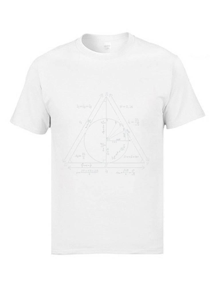 Math Teacher Formula Website T Shirts Triangle Law Summation College Tshirts Mens 2019 University T-Shirts High Quality Tees