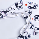 Baby Overalls Bulldogge Langarm Strampler Kleidung Baumwolle Hund Anima 2022Neuer Herbst/Winter Neugeborenes Mädchen Jungen Overall Hut