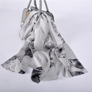 [BYSIFA] Neue Luxus Reine Seide Schal Schal Frauen Frühling Herbst Lange Schals Damen Marke 100% Seide Halstuch Foulard 175*52cm