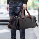 Bolso de lona de viaje informal de alta calidad, bolsos de cuero PU para hombre, bolsos de viaje de gran capacidad, bolso de mensajero negro para hombre, bolso de mano JXY815