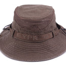 XdanqinX Erwachsene Herren Cap Sommer Mesh Atmungsaktiv Retro 100% Baumwolle Eimer Hut Panama Dschungel Angeln Hüte Neuheit Dad's Beach Cap