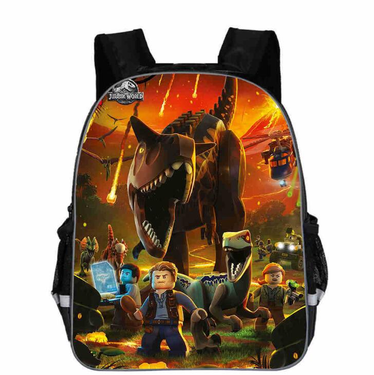 11-16inch Popular Animal Printing Dinosaur Backpack For Kids Jurassic World Fallen Kingdom Bags For Girls Boys Children School