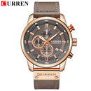 Top-Marke Luxus CURREN Mode Lederband Quarz Herrenuhren Casual Date Business Male Armbanduhren Uhr Montre Homme