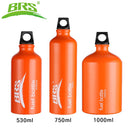 BRS Aluminium-Öl-Kraftstoffflasche Alkohol Benzin Diesel Kerosin Für Outdoor-Picknick-Ölbrenner-Campingkocher 530 ml 750 ml 1000 ml