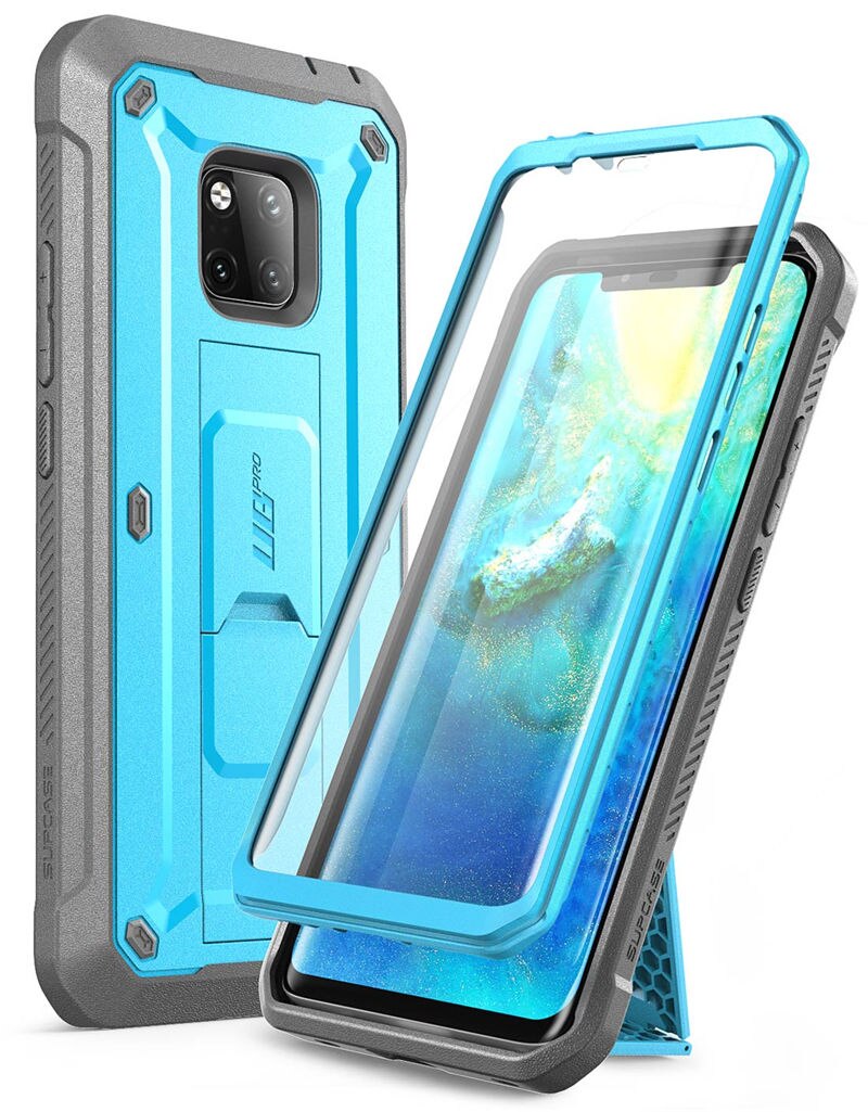 SUPCASE Für Huawei Mate 20 Pro Hülle LYA-L29 UB Pro Strapazierfähige Ganzkörper-Robuste Hülle mit integriertem Displayschutz und Ständer