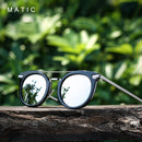 MATIC Ladies Retro Pilot Aviation Gafas de sol para mujer Calidad Pink Mirrored Sun Glasses Eyewear Marca de lujo Zonnebril Dames