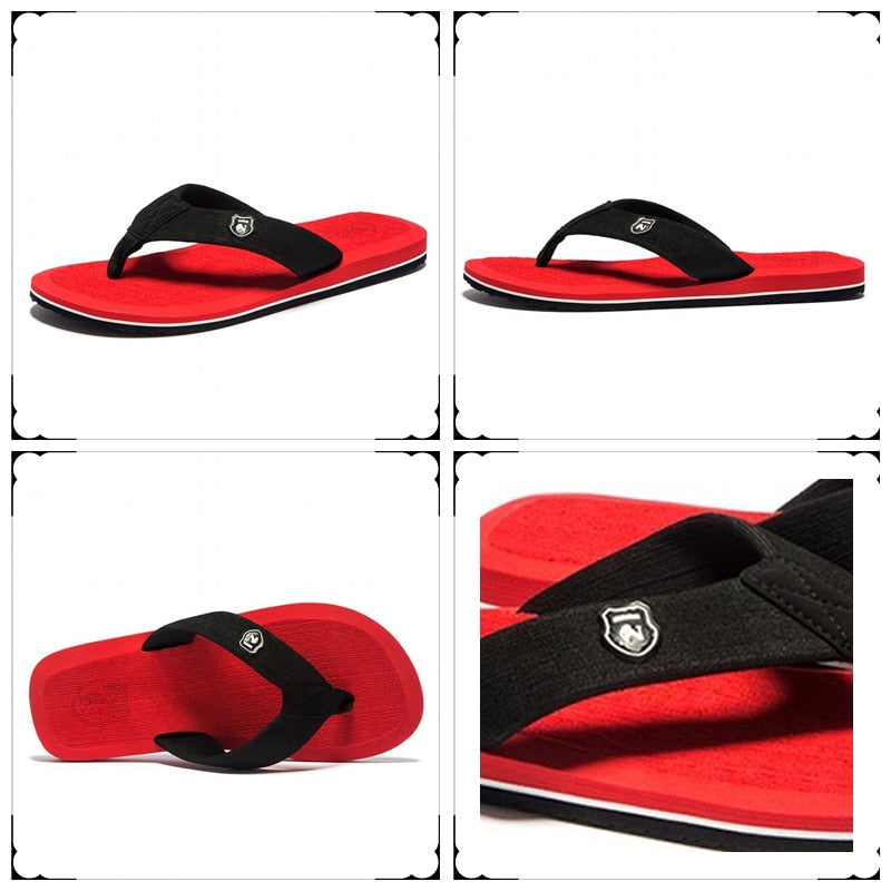 New Men flip flops Summer Beach Sandals Slippers for Men Non-slip Slip-on Flats Shoes Men Plus Size 48 49 50 Sandals Pantufa