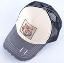 Hysteresenhut Hip Hop Trucker Hüte für Männer Atmungsaktives Mesh Knochen Sommer Tiger Baseball Caps Frauen Patch Drake Casquette Gorras Hombre