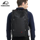 Kingsons Herren Rucksäcke 15'' 17'' Laptop Rucksack USB Ladegerät Tasche Anti-Diebstahl-Rucksack für Teenager Fashion Male Travel