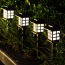 2/4/6/8pcs LED Solar Pathway Lights Wasserdichte Outdoor-Solarlampe für Garten/Landschaft/Hof/Terrasse/Einfahrt/Gehwegbeleuchtung