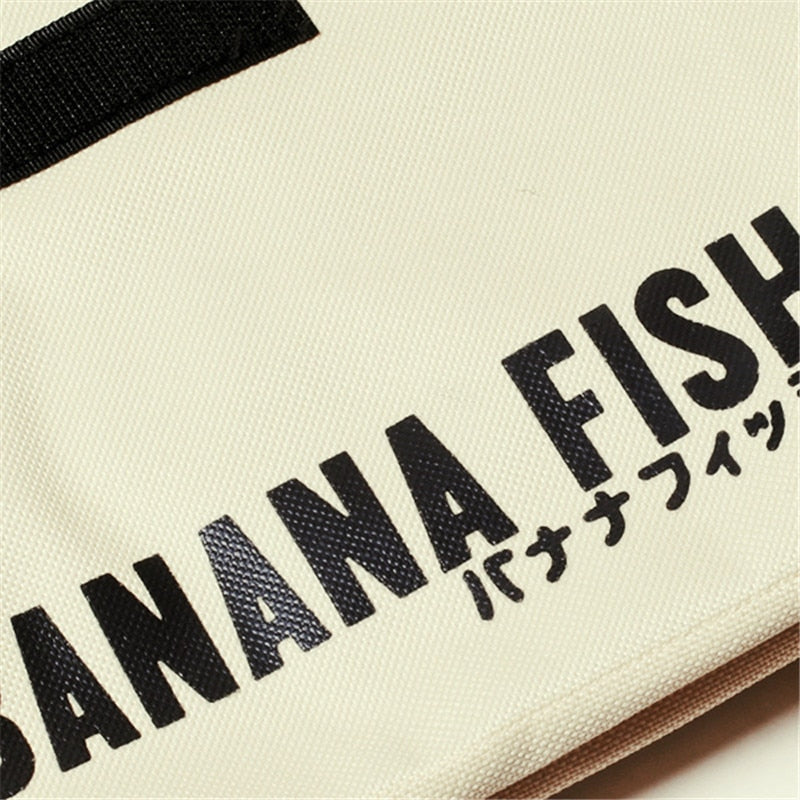 BANANA FISH Cartoon Frauen Umhängetaschen Leinwand Schultaschen Ash Lynx Cosplay Umhängetasche Anime Umhängetasche Bookbag