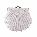 Abendtaschen Frauen Handtaschen Abend Handtaschen Hochzeit Braut Handtasche Perle Perlen Mode Shell Kette Party Taschen LI-383