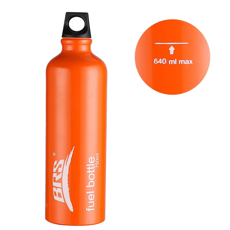 BRS Aluminium-Öl-Kraftstoffflasche Alkohol Benzin Diesel Kerosin Für Outdoor-Picknick-Ölbrenner-Campingkocher 530 ml 750 ml 1000 ml