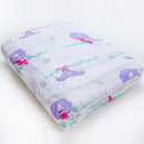 Muslinlife Baumwoll-Bambus-Baby-Empfangsdecke, weiche Neugeborenen-Babydecke, Badetuch, Säuglings-Musselin-Wickeltuch, Baby-Zubehör