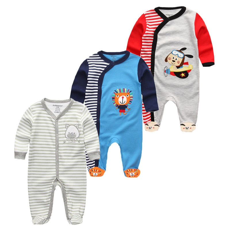 2022 Baby Boy Clothes Sets Autumn Bodysuits Girls Clothing 0-12M Cotton Baby Girl Clothes Newborn Ropa bebe Long Sleeve Winter