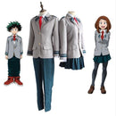 My Hero Academy OCHACO URARAKA Midoriya Izuku Cosplay Kostüm Boku No Hero Academia AsuiTsuyu Yaoyorozu Momo Schuluniform Anzug