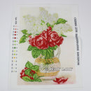 28,5 x 41 cm Präzise bedruckte Kristallperlen-Stickpackungen Blumen Vase Perlenstickerei Handwerk Handarbeiten DIY Perlen Kreuzstich APT576