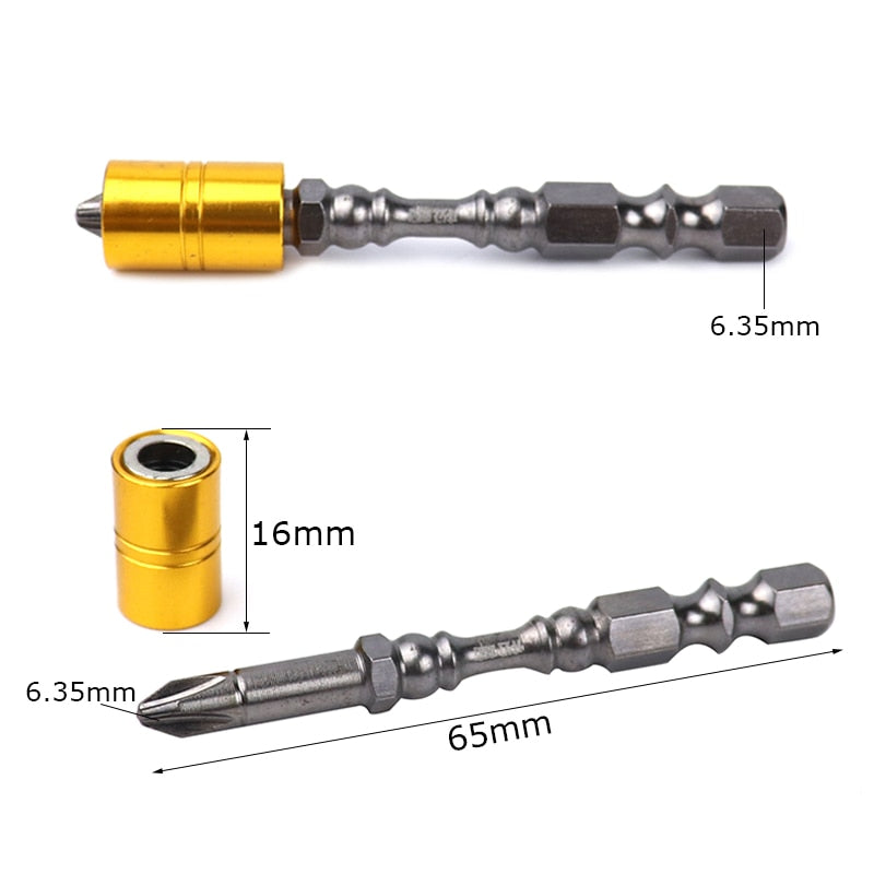 Strong Magnetic Screwdriver Bit Set 65mm Phillips Electronic Screwdriver Bits For Plasterboard Drywall Screw Driver