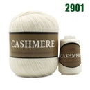 (300g/lot) 6+6 Worsted Cashmere Wool For Knitting Hand Yarn Erdos Machine Knitting Cashmere Knitting Weaving Yarn Free Needles