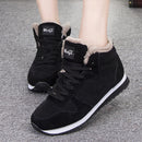 Damen Stiefel Winterschuhe 2020 Plus Größe 46 Stiefeletten für Damen Schuhe Snow Botas Mujer Casual Booties Warme Winter Sneakers