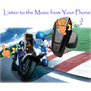 2022 Version BT-S2 1000m 30M IPX7 Wasserdichter Moto Helm Bluetooth Wireless Headset Motorrad Bluetooth Gegensprechanlage für Motorrad