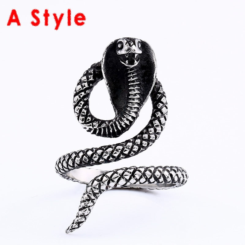 BEIER, recién llegado, anillo de serpiente, precio de fábrica, acero inoxidable de titanio, Punk, Metal pesado, Animal, joyería de moda para hombre, regalo, BR8-842