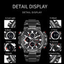 SMAEL Herren Sportuhren Digital Double Time Chronograph Uhr Herren LED Chronometer Wochenanzeige Armbanduhren montre homme Hour