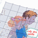 Juego de costura hecha a mano del mercado de flores de París, kits de bordado DIY, Kits de punto de cruz, manualidades, 14CT, decoración de pared para el hogar sin imprimir, artes