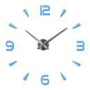 New Diy Wall Clock Acrylic  Clocks Quartz Watch Reloj De Pared Living Room Modern 3d Mirror Stickers Horloge Home Klok