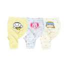 Pantalones de bebé de 3/6 piezas, mallas con estampado de animales de dibujos animados de otoño de algodón para niños y niñas, pantalones largos para bebés