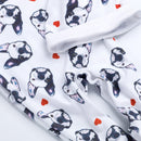 Baby Overalls Bulldogge Langarm Strampler Kleidung Baumwolle Hund Anima 2022Neuer Herbst/Winter Neugeborenes Mädchen Jungen Overall Hut