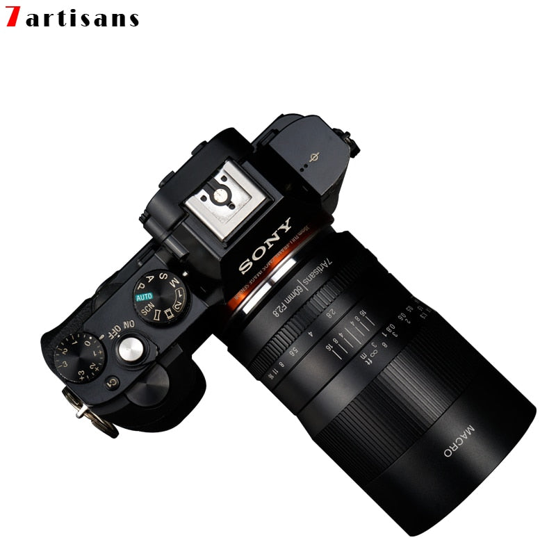 7 artesanos 7 artesanos 60mm F2.8 1:1 lente Macro de aumento para lente de cámara Canon EOS-M Sony E Fuji FX Micro 4/3