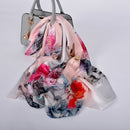 [BYSIFA] Neue Luxus Reine Seide Schal Schal Frauen Frühling Herbst Lange Schals Damen Marke 100% Seide Halstuch Foulard 175*52cm